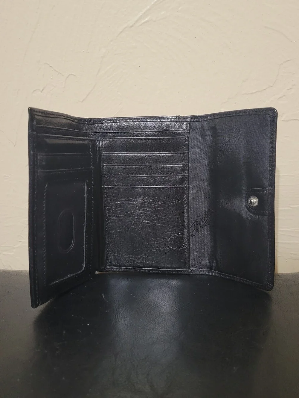 Fossil trifold leather wallet